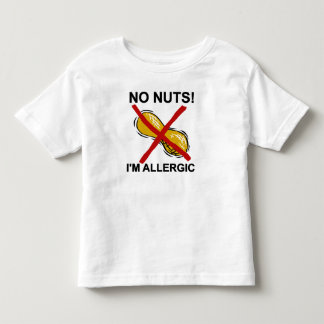 Erdnuss KEINE Nüsse bin ich allergisch Kleinkind T-shirt