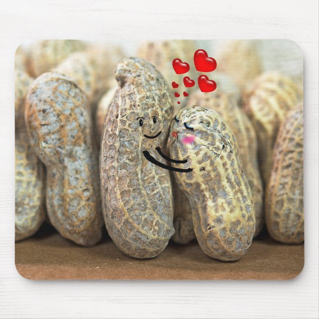 Erdnuss-Liebe Mousepad (Vorne)