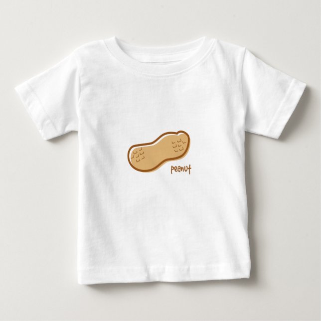 Erdnuss-Säugling Baby T-shirt (Vorderseite)