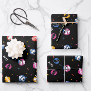 Erdnuss Snoopy Abschlussfeier Muster Geschenkpapier Set