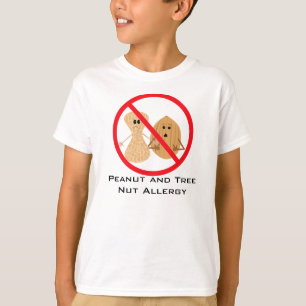 Erdnuss-und Baum-Nuss-freies Allergie-Shirt T-Shirt