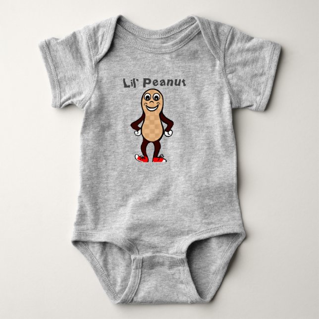 Erdnuss wenig durch Emmamm Bilder Baby Strampler (Vorderseite)