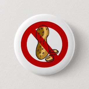 Erdnussallergie Button