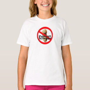 Erdnussallergie Mädchen-Shirt T-Shirt