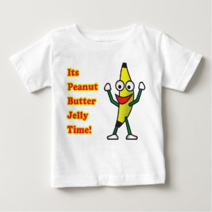 Erdnussbutter-Gelee-Zeit Baby T-shirt