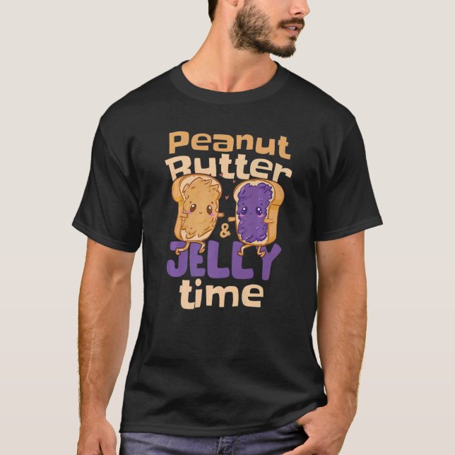 Erdnussbutter-Gelee-Zeit   T-Shirt (Vorderseite)