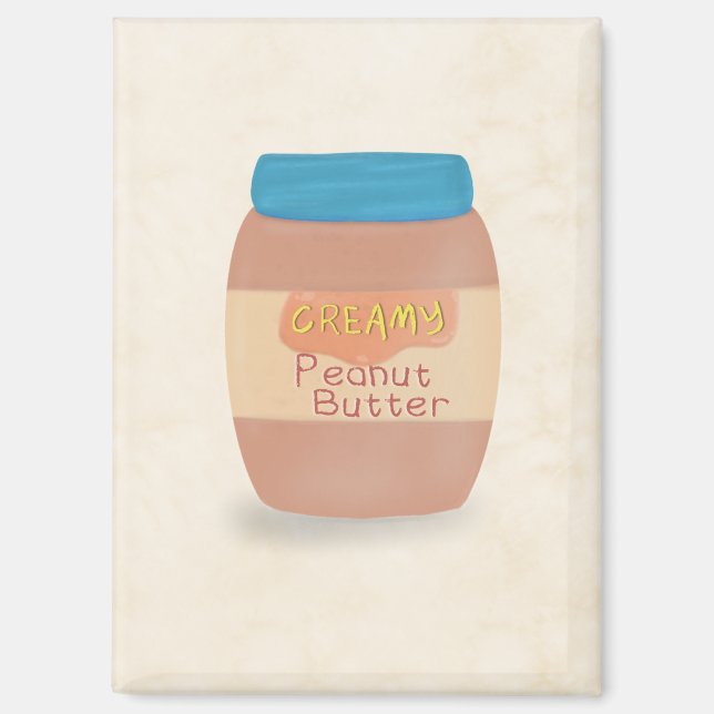 Erdnussbutter Magnet (Vorderseite)