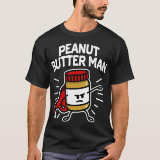 Erdnussbutter-Mann Super-Held-Kleinkind-Gelee T-Shirt