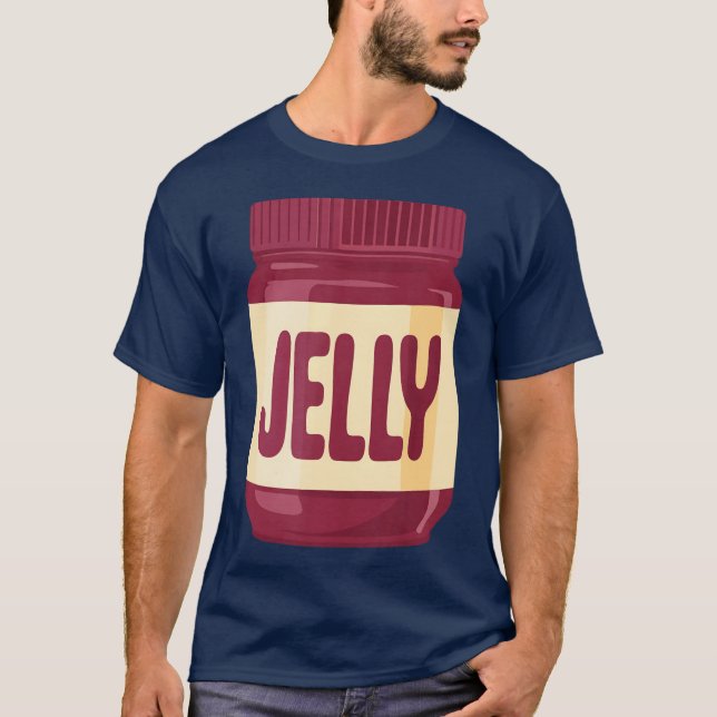 Erdnussbutter mit Gelee - einzigartig T-Shirt (Vorderseite)