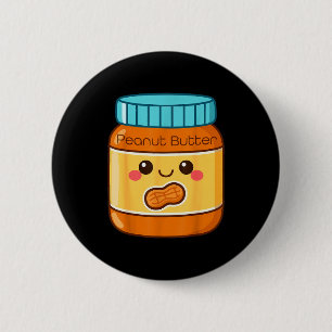 Erdnussbutter-Shirt Erwachsene Männer Frauen Kinde Button