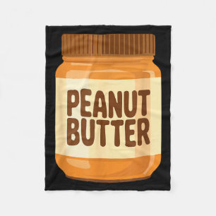 Erdnussbutter-Shirt Männer Frauen Kinder Marmelade Fleecedecke