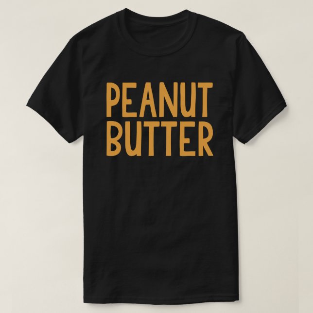 Erdnussbutter und Gelee, die zwischen den Kostümen T-Shirt (Design vorne)