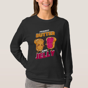 Erdnussbutter und Gelee essbarer Pflanzensamen Erd T-Shirt