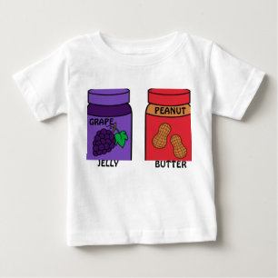 ERDNUSSBUTTER UND GELEE-KLEID BABY T-SHIRT