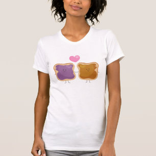 Erdnussbutter und Gelee-Liebe-T - Shirt