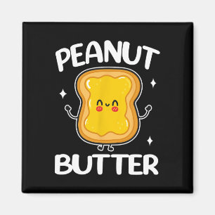 Erdnussbutter und Gelee-Paar-Matching Halloween Magnet