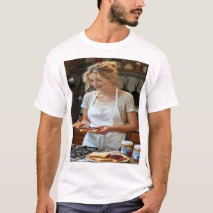 Erdnussbutter und Gelee Sandwich individuell T-Shirt