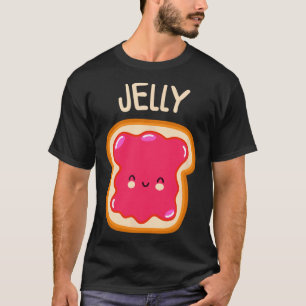Erdnussbutter und Gelee Zwillings-Beste-Freund-Paa T-Shirt