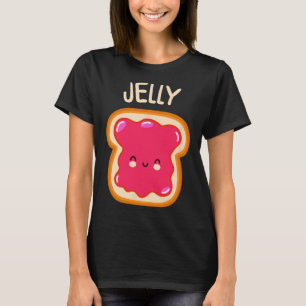 Erdnussbutter und Gelee Zwillings-Beste-Freunde-Pa T-Shirt