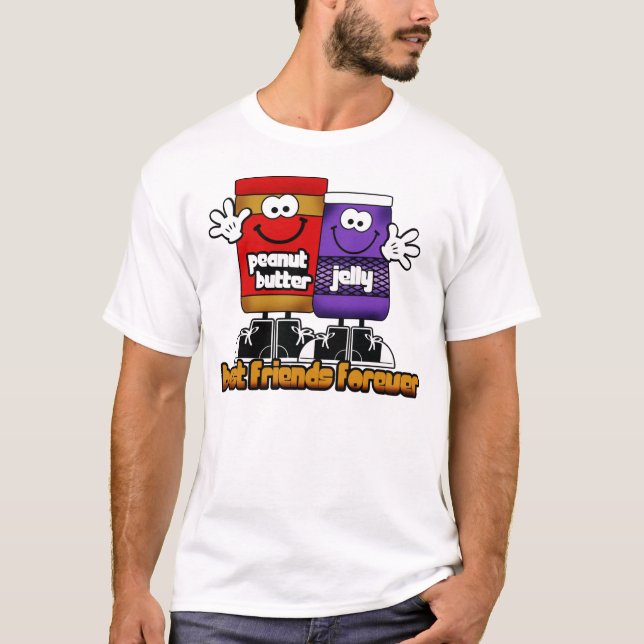 Erdnussbutter und Jelly-Beste Freundinnen-Shirt T-Shirt (Vorderseite)