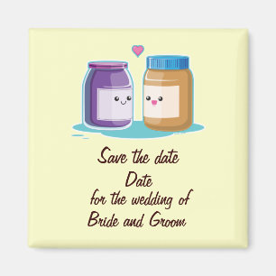 Erdnussbutter und Jelly Magnet