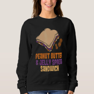 Erdnussbutter und Jelly Sandwich Sweatshirt