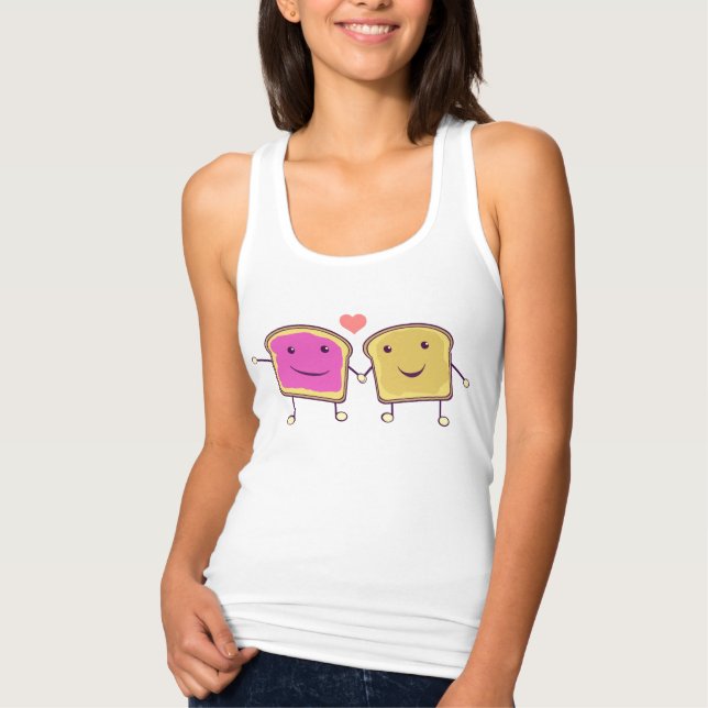 Erdnussbutter und Jelly Tank Top (Vorderseite)