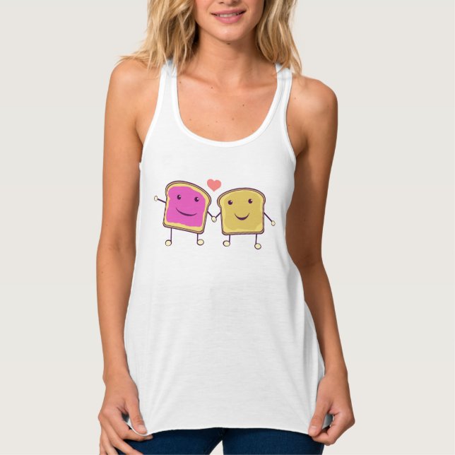 Erdnussbutter und Jelly Tank Top (Vorderseite)