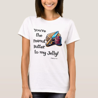 Erdnussbutter und Jelly-Valentinstag T-Shirt