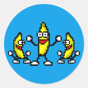 Erdnussbutterzeit Runder Aufkleber