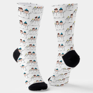 Erdnüsse 3 Person Snowman Socken