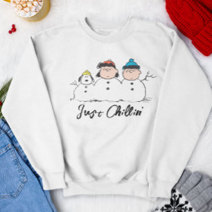 Erdnüsse 3 Person Snowman Sweatshirt
