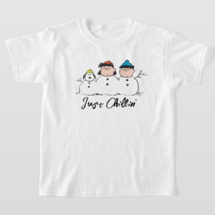 Erdnüsse 3 Person Snowman T-Shirt