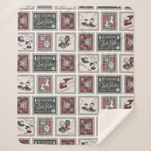 Erdnüsse   Alt modisches Schlittelwegmuster Sherpadecke