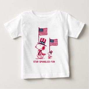 Erdnüsse American Summer Old Glory Baby T-shirt