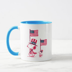 Erdnüsse American Summer Old Glory Tasse