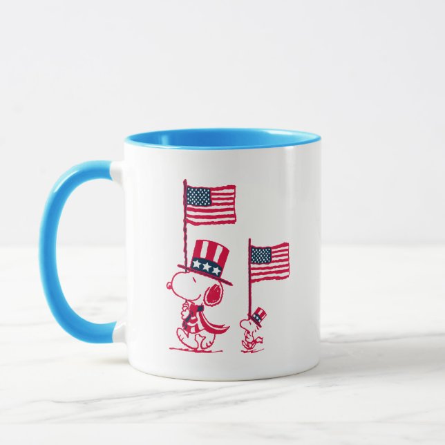 Erdnüsse | American Summer Old Glory Tasse (Links)