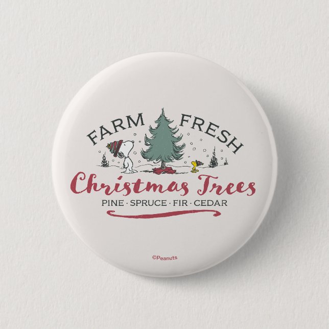 Erdnüsse | Bauernhof Frische Weihnachtsbaumen Button (Vorderseite)