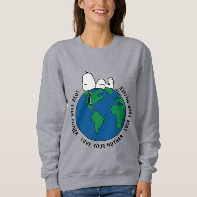 Erdnüsse | Behalt es sauber Behalte es grün Sweatshirt (Vorderseite)
