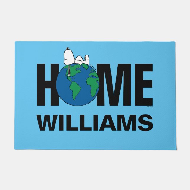 Erdnüsse | Behalt es sauber Behalten Es grün Perso Fußmatte (Vorderseite)