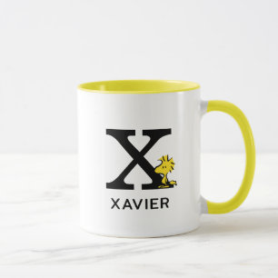 Erdnüsse   Bezeichnung der Wälder und Monogramm X Tasse