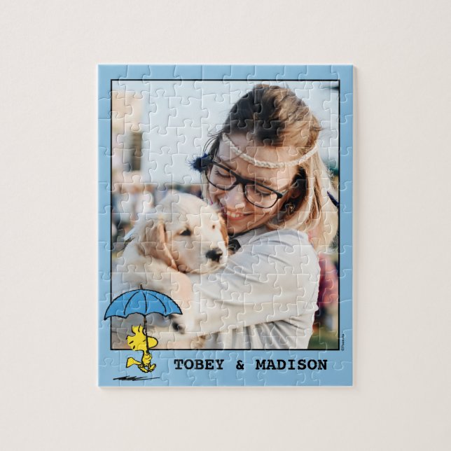 Erdnüsse | Blauer Waldstock Puzzle (Vertikal)