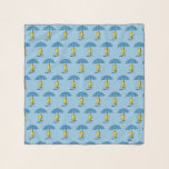 Erdnüsse | Blauer Waldstock Schal<br><div class="desc">Karo dieses lustige Design aus Erdnüssen mit Woodstock.</div>