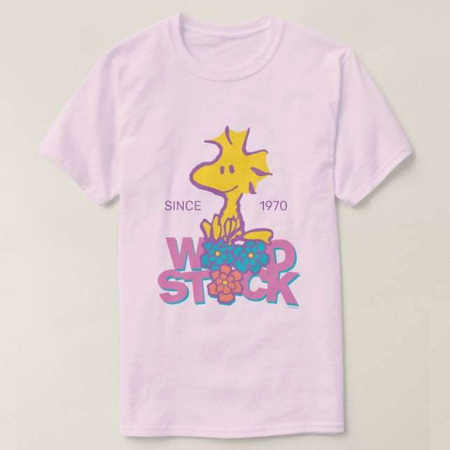 Erdnüsse | Blume aus Holz T-Shirt (Design vorne)