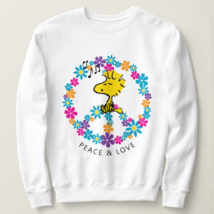 Erdnüsse   Blume Holz Sweatshirt