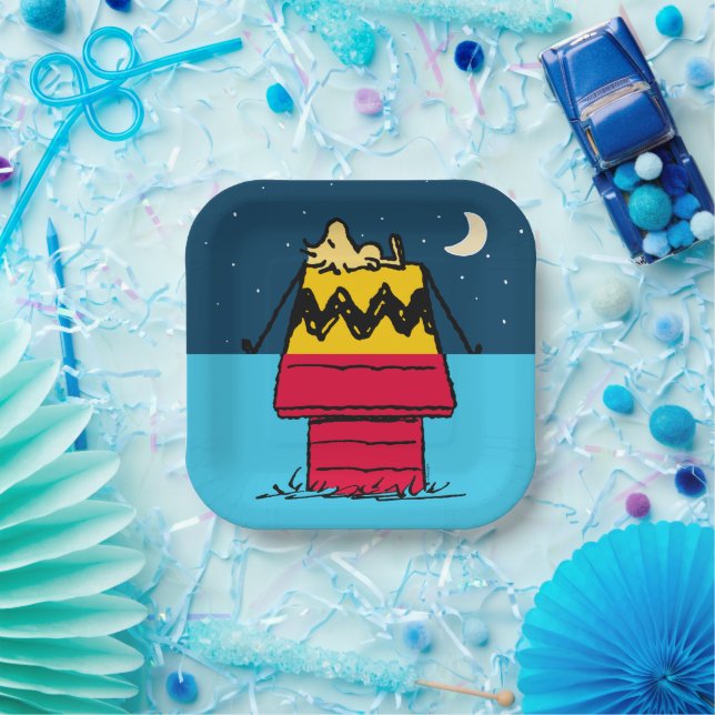 Erdnüsse | Camping aus Holz Pappteller (Party)