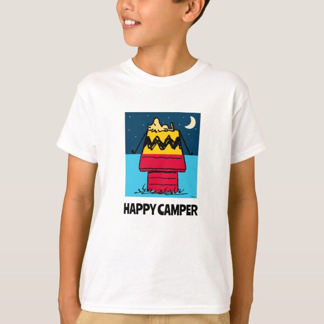 Erdnüsse | Camping aus Holz T-Shirt (Vorderseite)