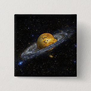 Erdnüsse   Charlie Brown ausgeteilt Button