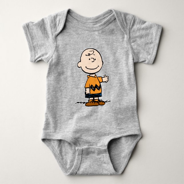Erdnüsse | Charlie Brown Baby Strampler (Vorderseite)