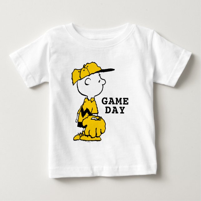 Erdnüsse | Charlie Brown Baseball Game Baby T-shirt (Vorderseite)